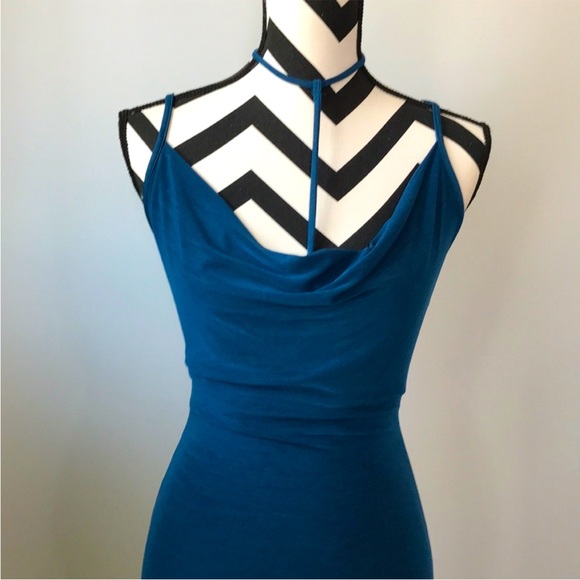 Teal Maxi Dress - Picture 2 of 7